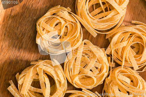 Image of The dry Italian pasta