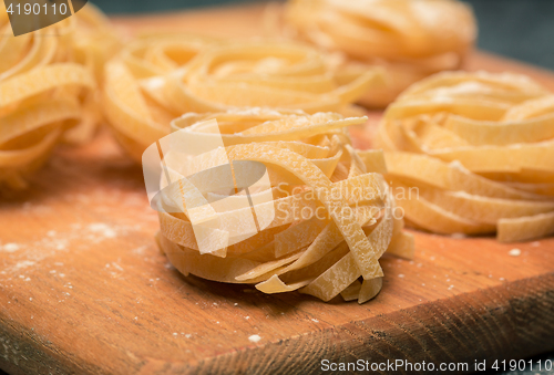 Image of The dry Italian pasta