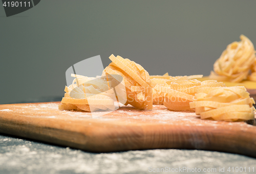 Image of The dry Italian pasta