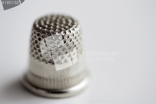 Image of close up of thimble