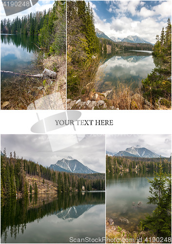 Image of Mountain Lake in Slovakia Tatra