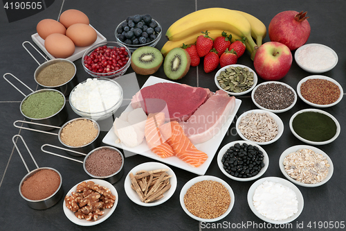Image of Body Building Health Food Selection
