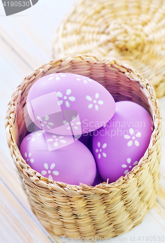 Image of easter eggs