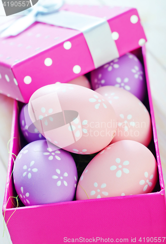 Image of easter eggs