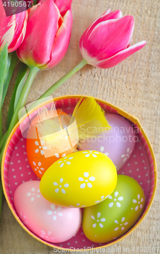 Image of easter eggs