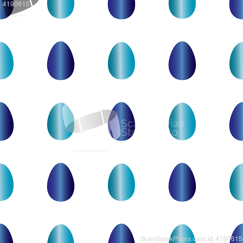 Image of Seamless pattern of Easter eggs