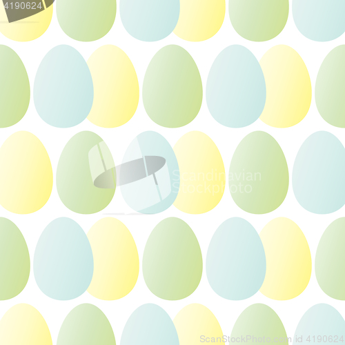 Image of Pattern of Easter eggs