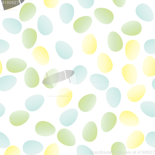 Image of Seamless pattern of Easter eggs