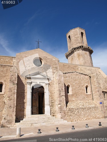 Image of Bell tower of Saint-Laurent in Marseille