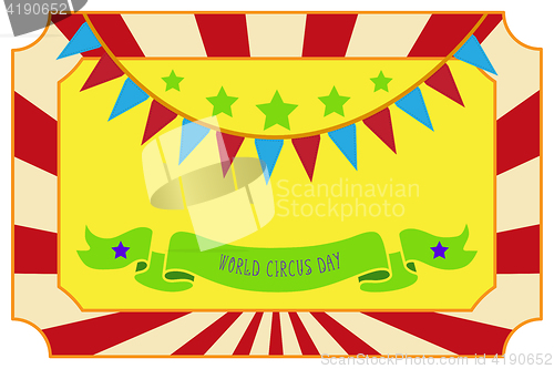 Image of Circus show poster template