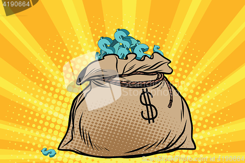 Image of Large bag of American dollars