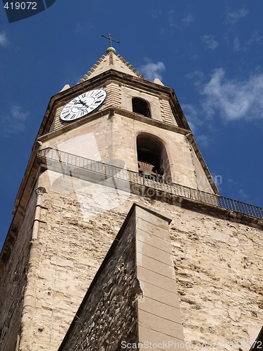 Image of The Accoules bell tower in Marseille
