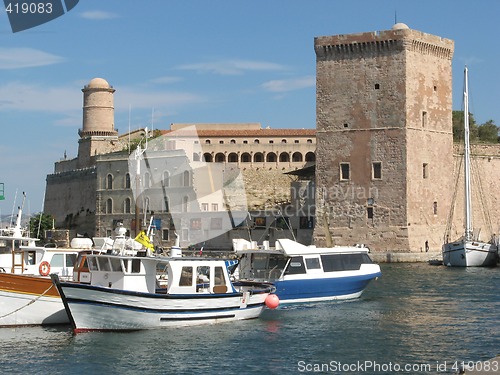 Image of Marseille harbor