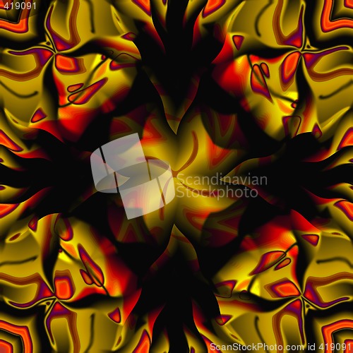 Image of red and yellow abstract pattern