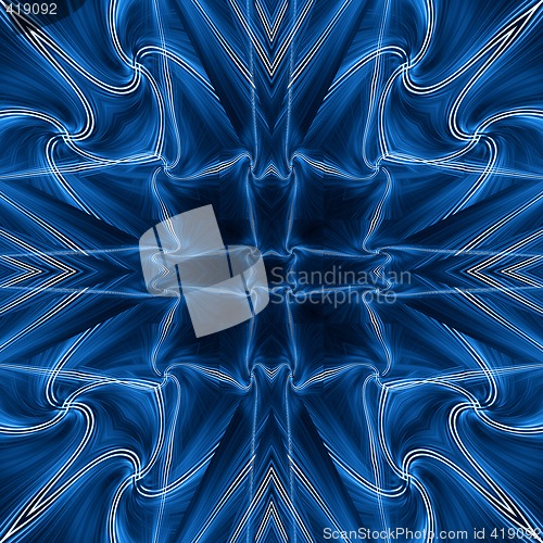 Image of black and blue abstract pattern