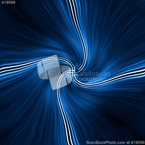 Image of black and blue abstract pattern