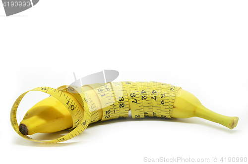 Image of Banana with tape measure