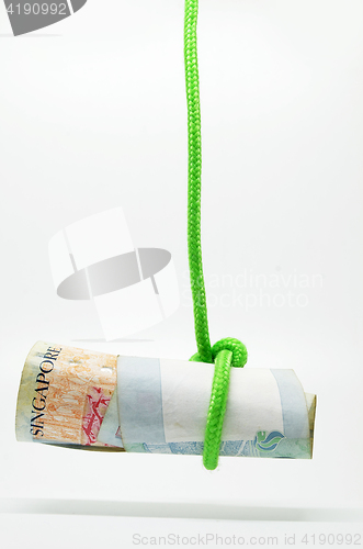 Image of Dangling Singapore dollar