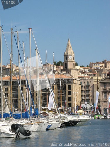 Image of Marseille harbor