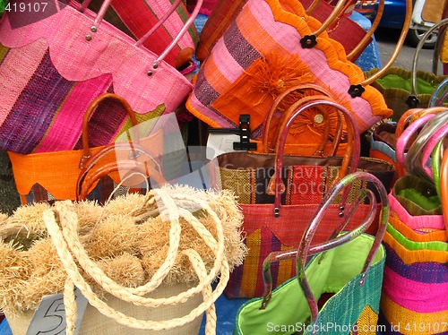 Image of colored bags