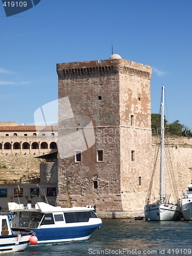 Image of Marseille harbor