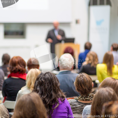 Image of Audience in the lecture hall.