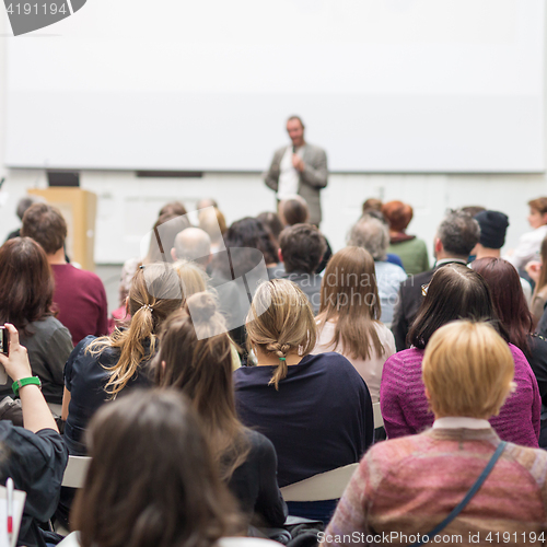 Image of Audience in the lecture hall.