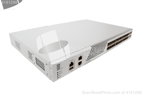 Image of Gigabit Ethernet switch with SFP slot