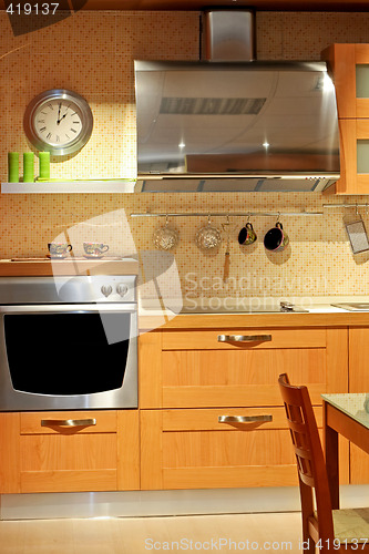 Image of Metallic kitchen