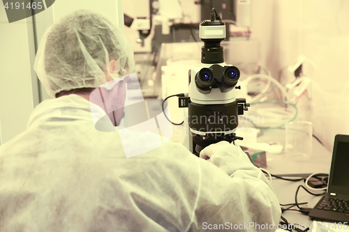 Image of Laboratory technician on work