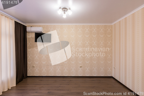 Image of Interior renovated small room in the new building