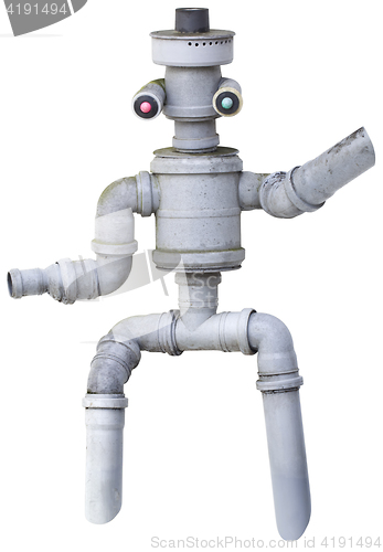 Image of Robot Puppet Cutout