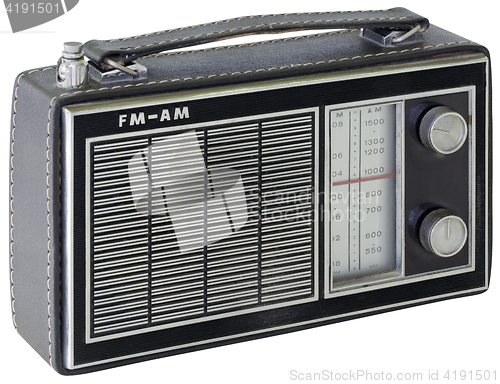 Image of Black Portable Radio Cutout