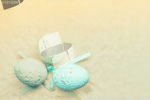 Image of Pastel Easter Eggs Background