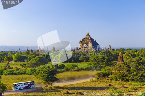 Image of Bagan buddha tower at day