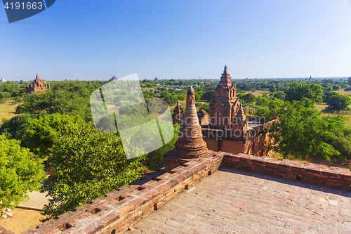 Image of Bagan buddha tower at day