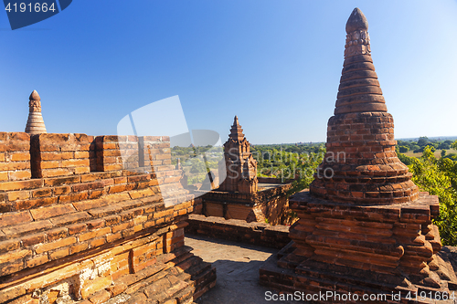 Image of Bagan buddha tower at day