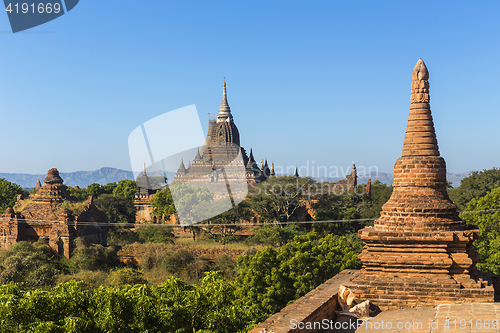 Image of Bagan buddha tower at day