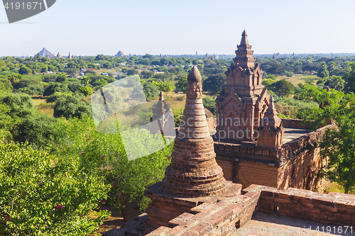 Image of Bagan buddha tower at day