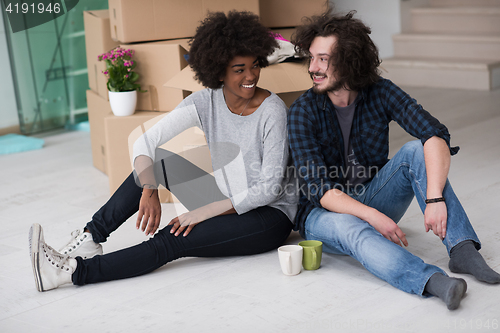 Image of Relaxing in new house