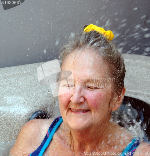 Image of Hot tub beauty.
