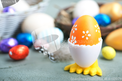 Image of easter eggs