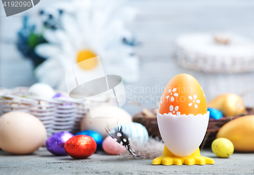 Image of easter eggs