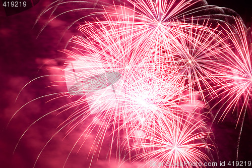 Image of Fireworks background