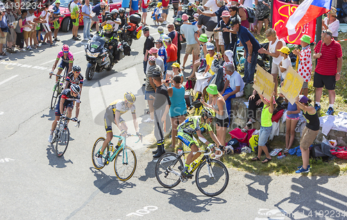 Image of Alberto Contador on Col du Glandon - Tour de France 2015