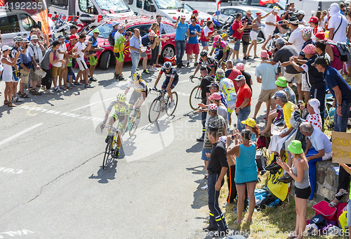 Image of Alberto Contador on Col du Glandon - Tour de France 2015