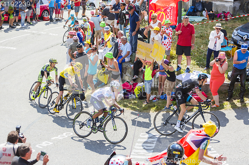 Image of Group of Favorites on Col du Glandon - Tour de France 2015