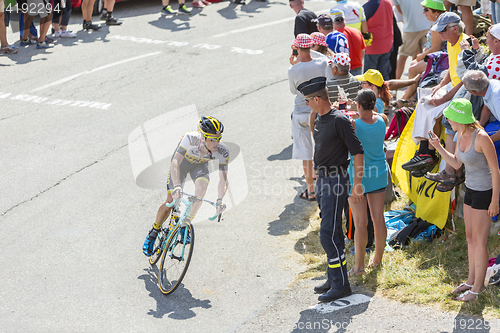 Image of The Cyclist Steven Kruijswijk on Col du Glandon - Tour de France