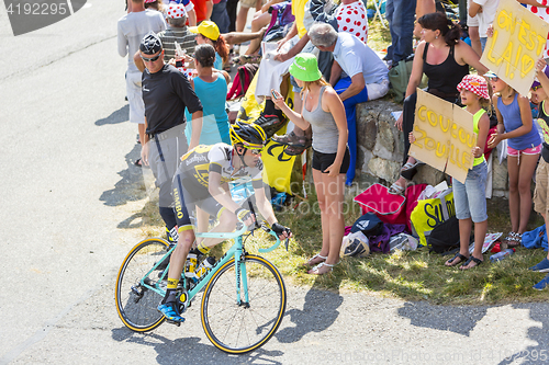 Image of The Cyclist Steven Kruijswijk on Col du Glandon - Tour de France