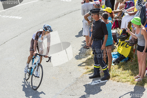 Image of The Cyclist Alexis Vuillermoz on Col du Glandon - Tour de France